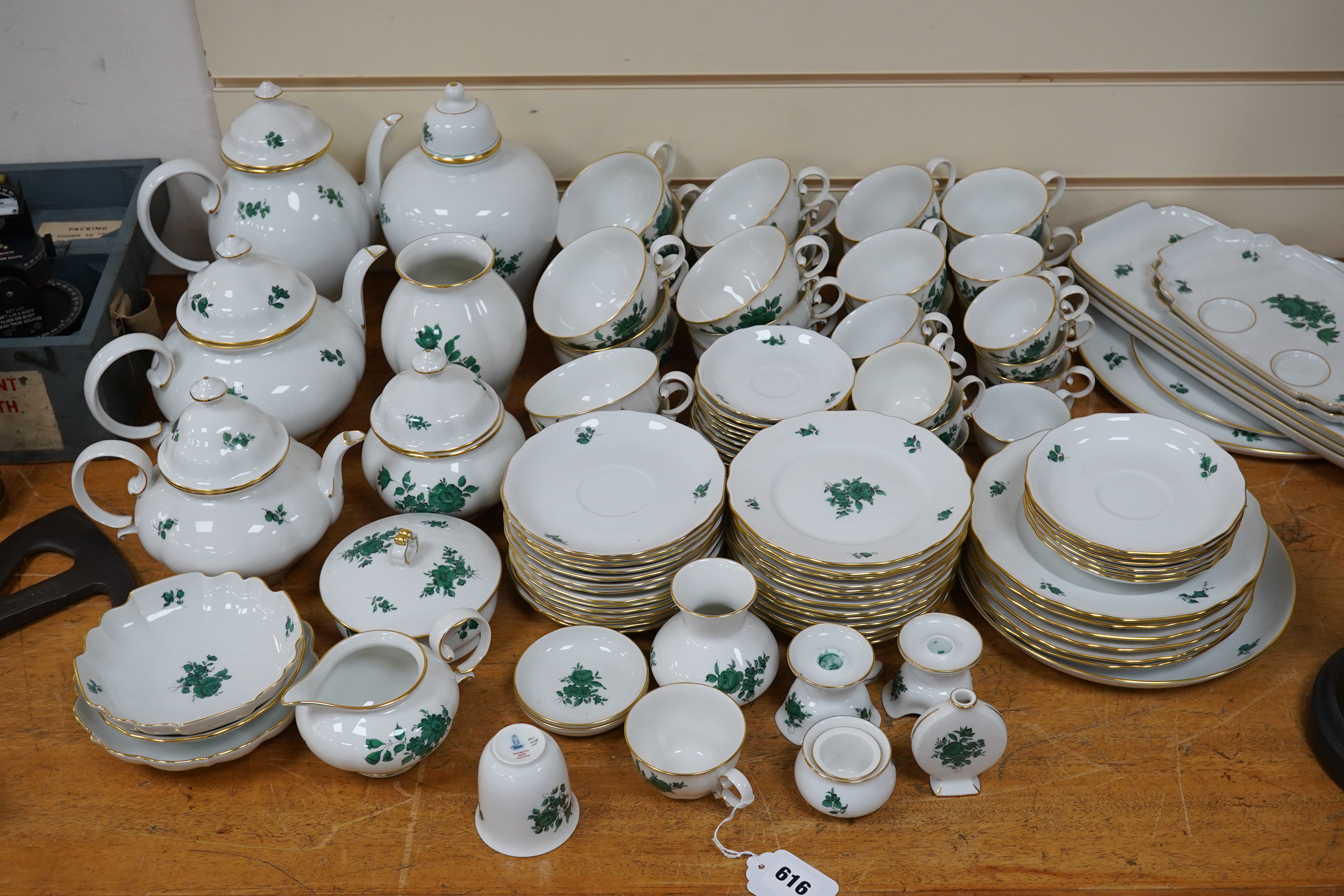 An Augarten Wien Austria part tea / dinner service. Condition - appears good